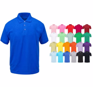 polos pique hombre manga corta