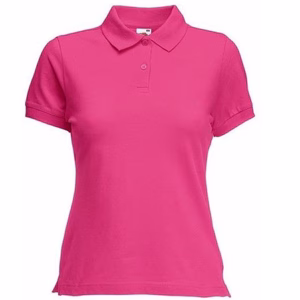 polos pique mujer color fucsia