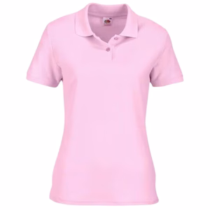 polos pique mujer color rosado