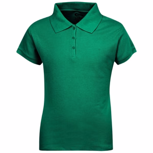 polos pique mujer color verde