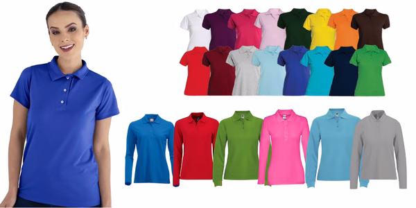polos pique mujer