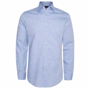 camisa oxford celeste hombre