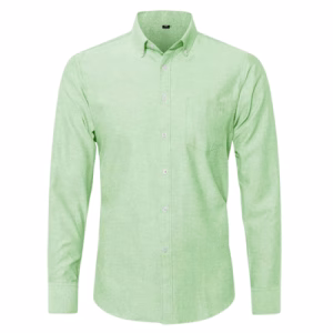 camisa oxford hombre verde