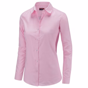 camisa oxford mujer rosa