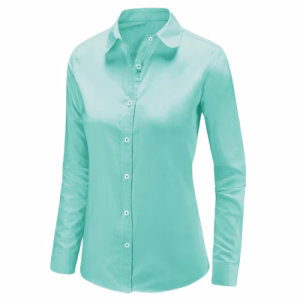 camisa oxford mujer verde