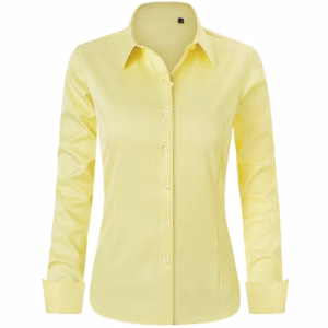 camisa oxford mujer amarilla.avif